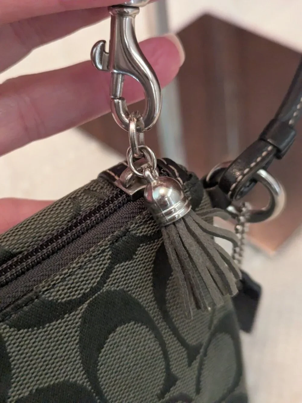 Coach dark green